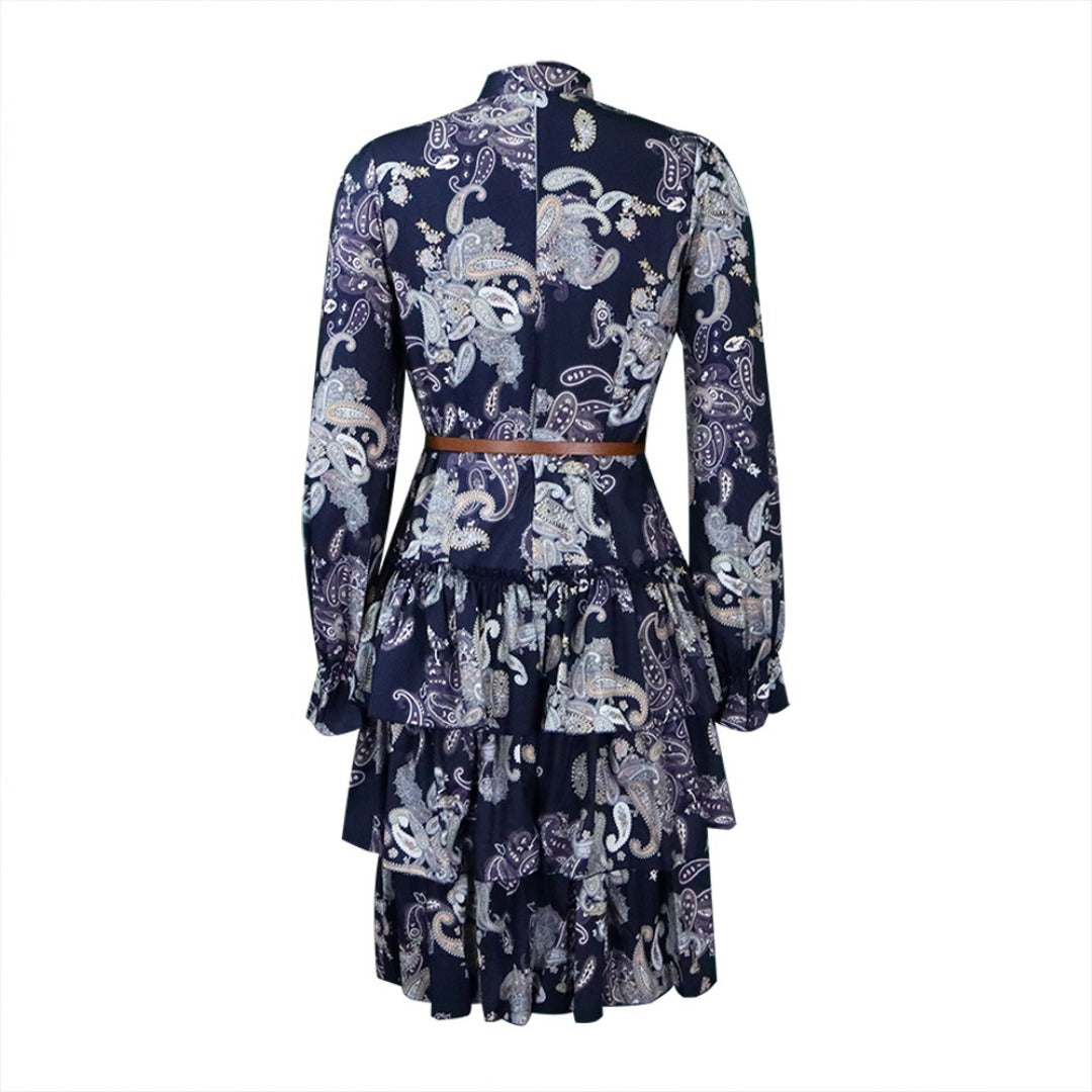 Women Dress Women's Autumn Print Dress