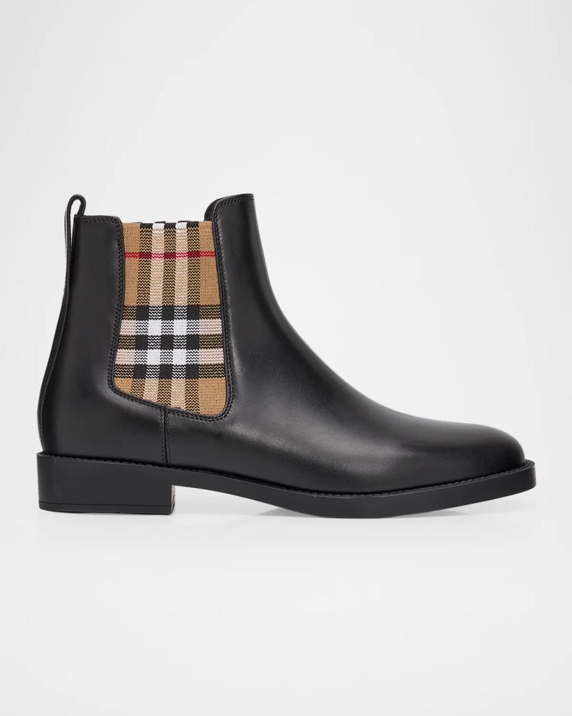 Burberry Arthur Vintage Check Sneakers in Black(Clearance)