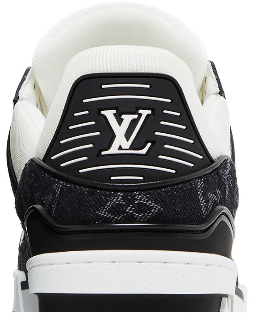 Louis Vuitton LV Trainer Denim Noir Sneakers(Clearance)