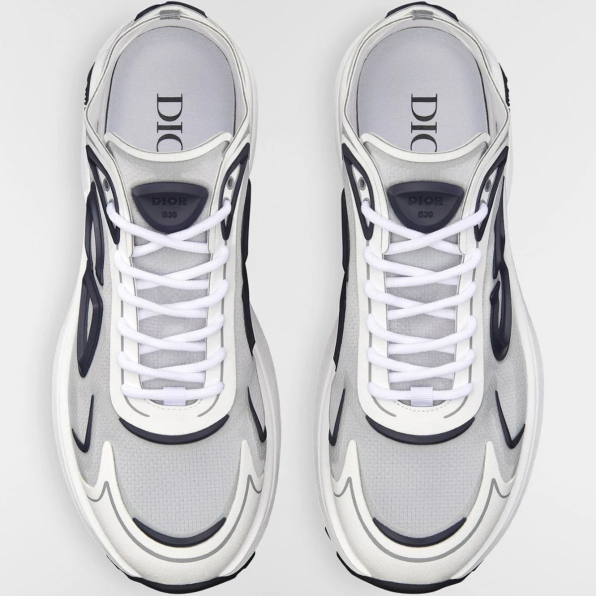 Dior B30 White Runner Sneakers(Clearance)