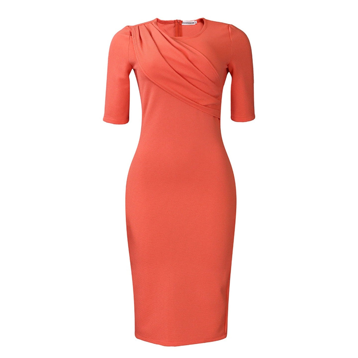 Women Dress Women's V-neck Solid Color plus Size Dress