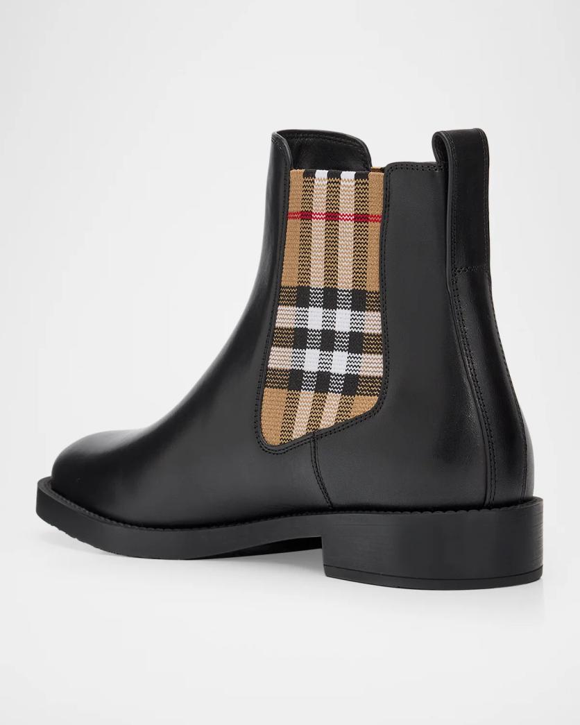 Burberry Arthur Vintage Check Sneakers in Black(Clearance)