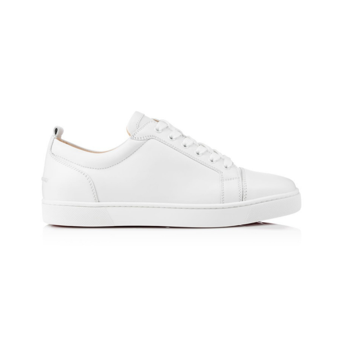 Christian Louboutin Aurelien Low-Top Sneaker — White Leather(Clearance)