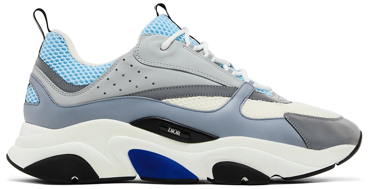 Dior B22 Runner Sneaker | Grey & Blue | Luxury Chunky Sneakers(Clearance)