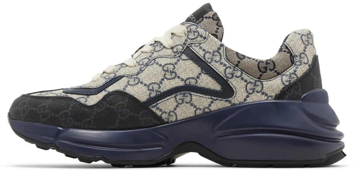 Gucci GG Supreme Runner Sneaker — Navy Blue(Clearance)